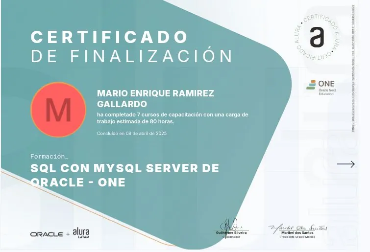 SQL con MySQL Server de Oracle - ONE