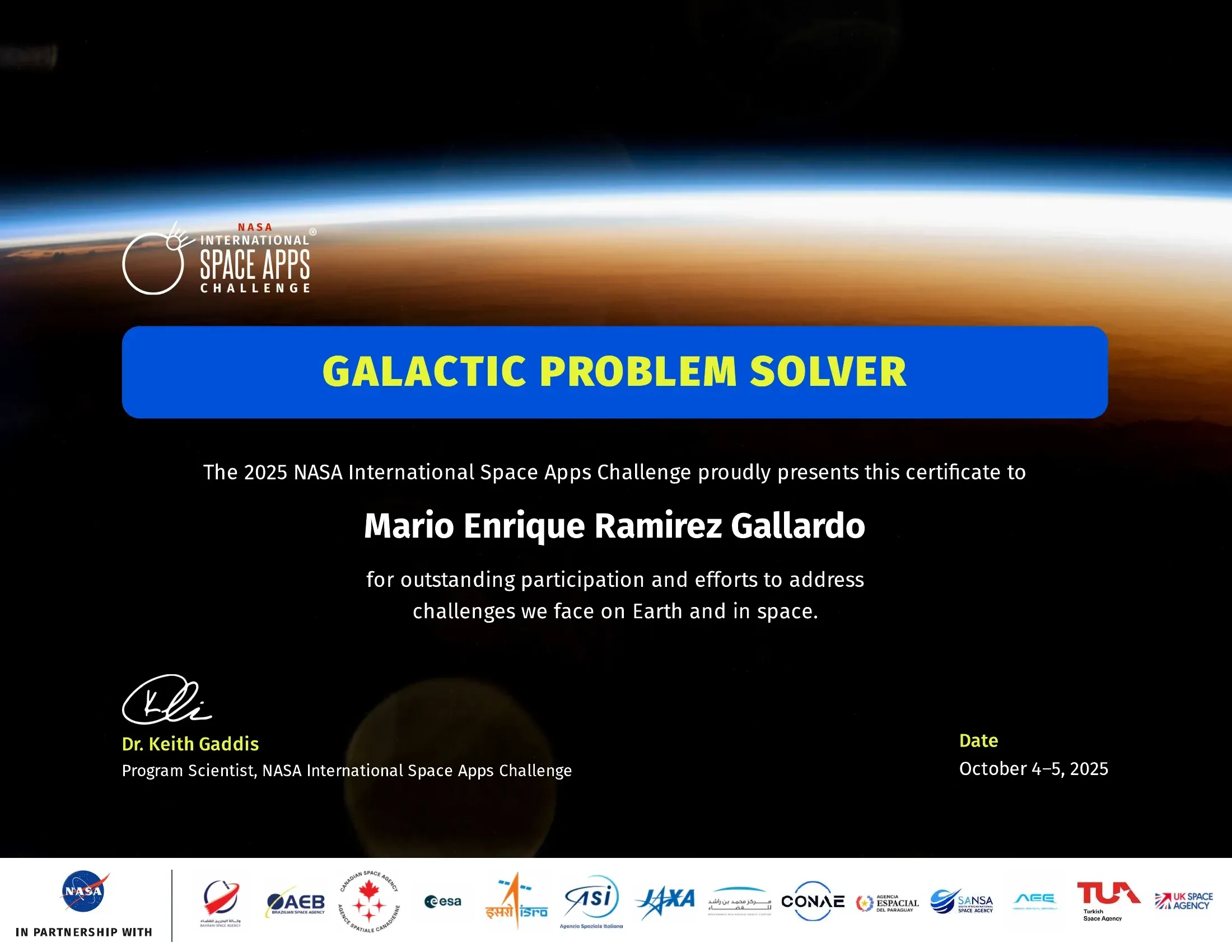 NASA Space Apps Challenge 2025