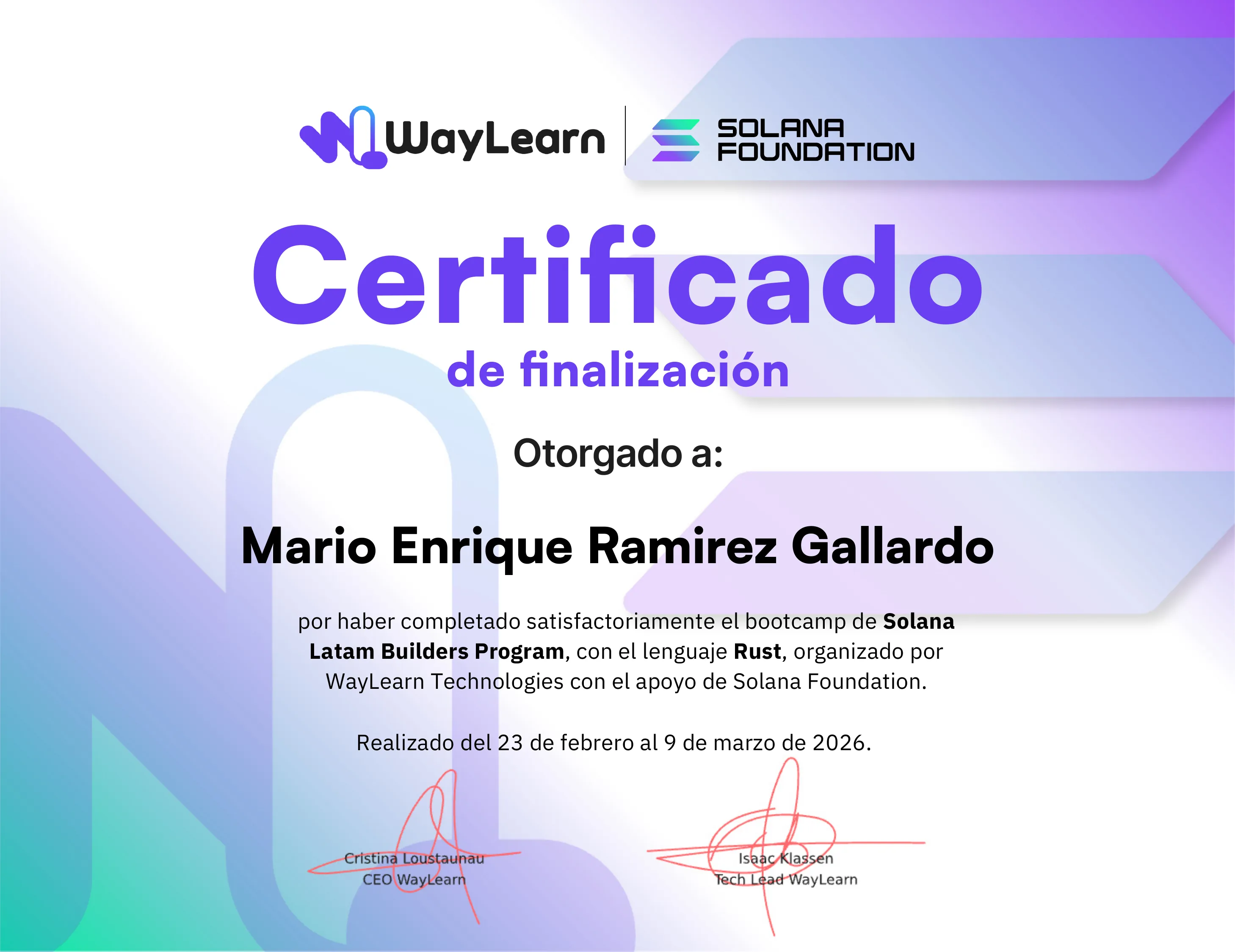 Solana Latam Builders Program (Rust)