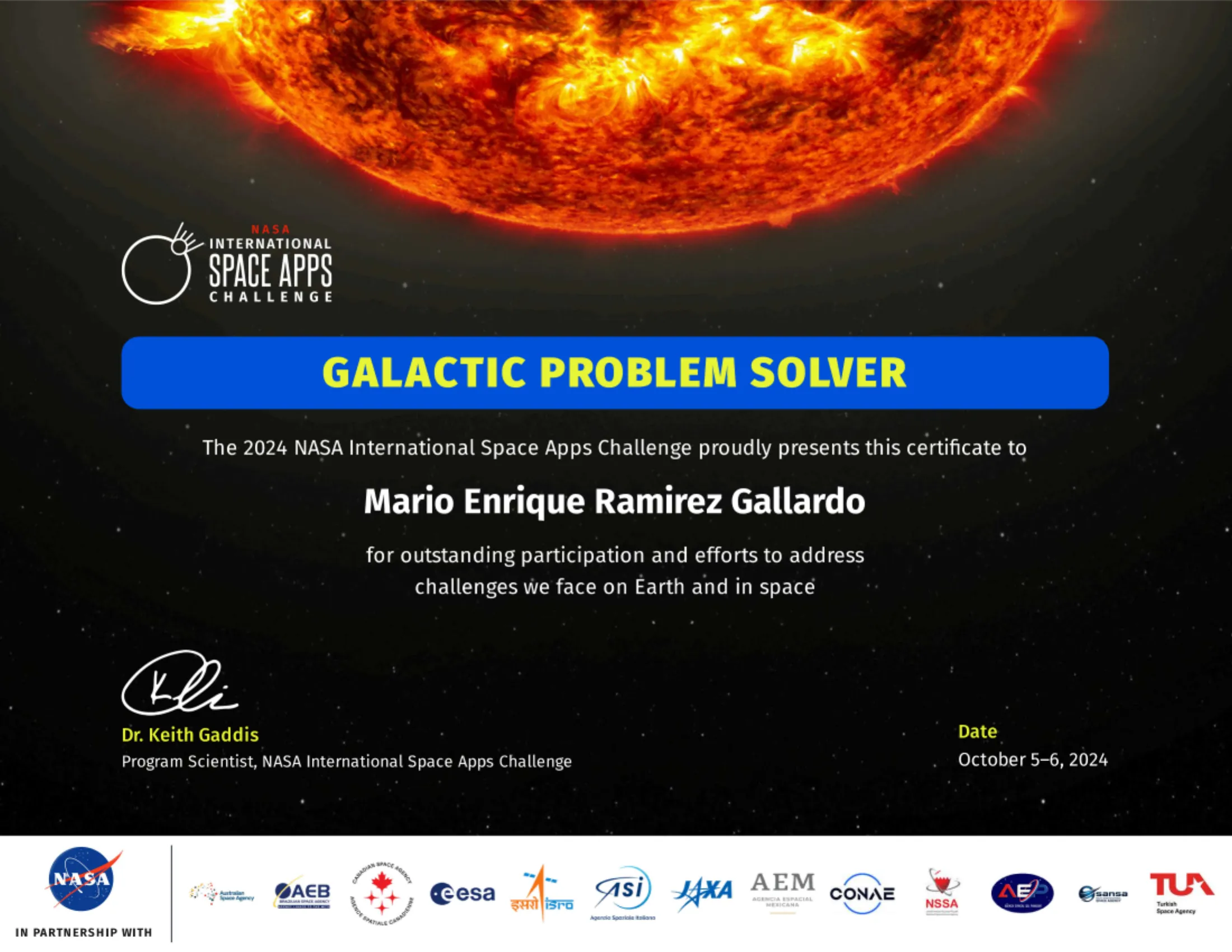 Nasa Space Apps Challenge 2024 - Winner