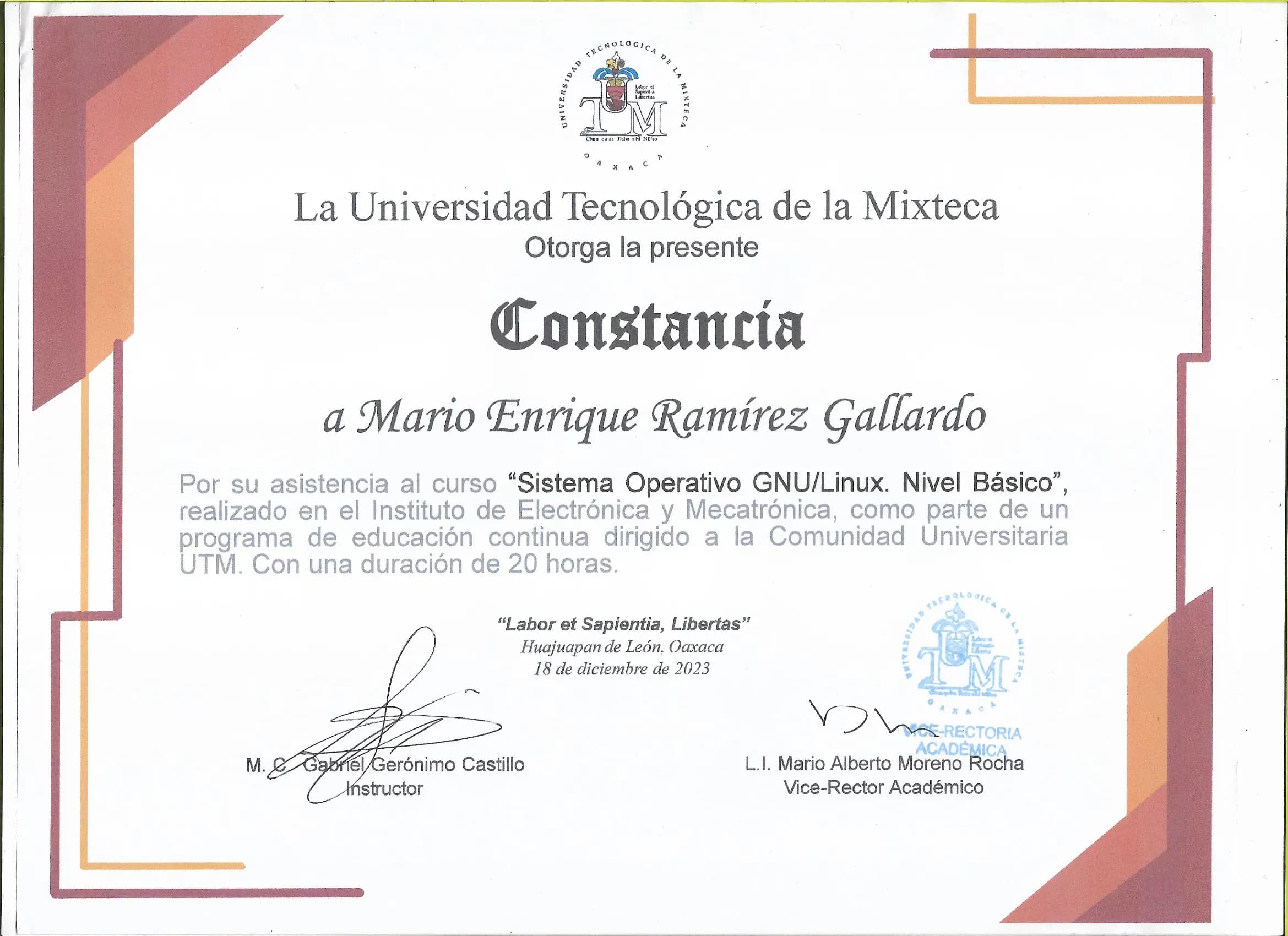 Sistema Operativo GNU/Linux Nivel Básico